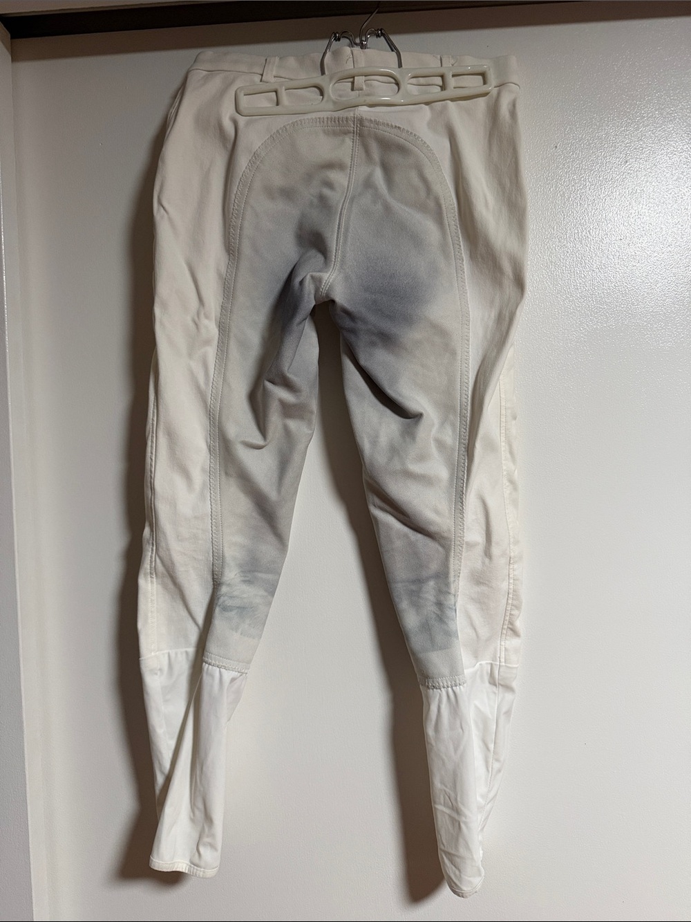 Pikeur Full Seat Riding Breeches in White with - Saddle stains only!